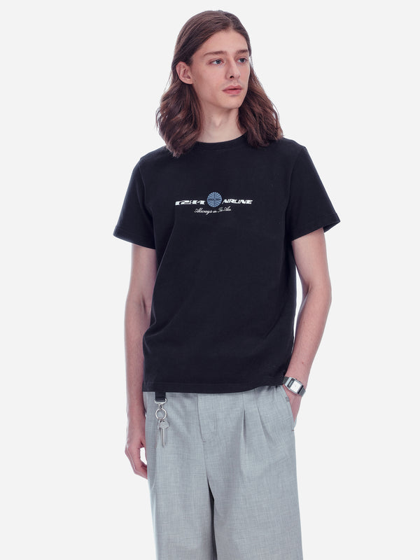 c2h4 Pan Am® × C2H4® Airline T-shirt Black