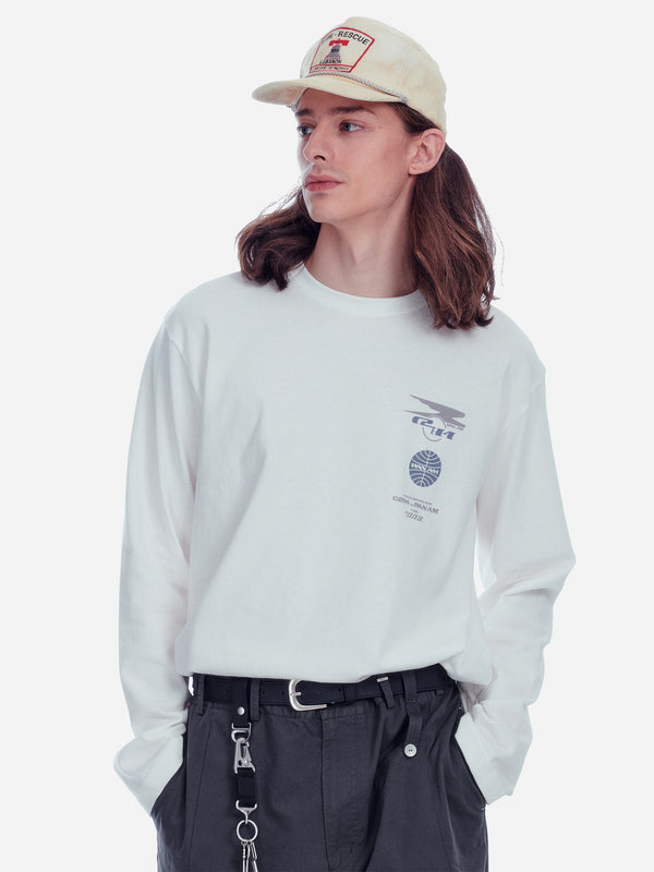 c2h4 Pan Am® × C2H4® Badge Longsleeves White