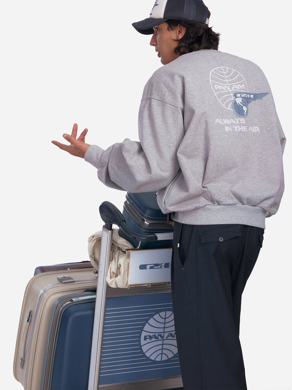 c2h4 Pan Am® × C2H4® Logo Crewneck Wathet