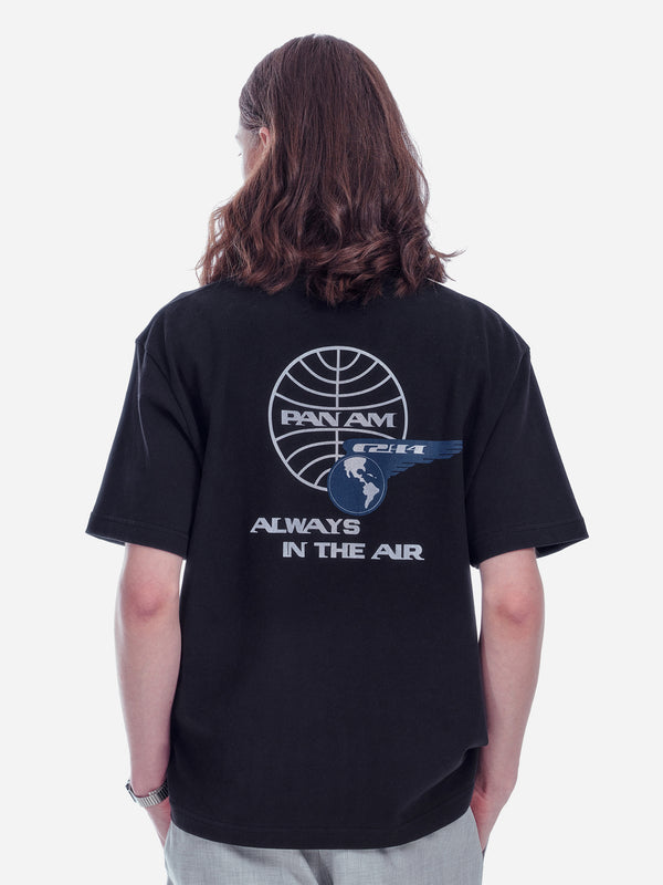 C2h4 Pan Am® × C2H4® Logo T-shirt Black