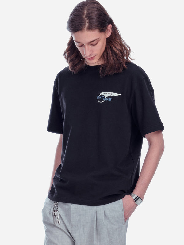 c2h4 Pan Am® × C2H4® Logo T-shirt Black