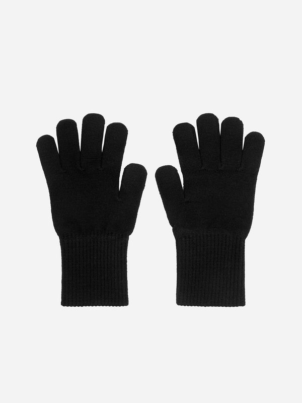 C2h4 Staff Uniform Knitting Gloves BLACK