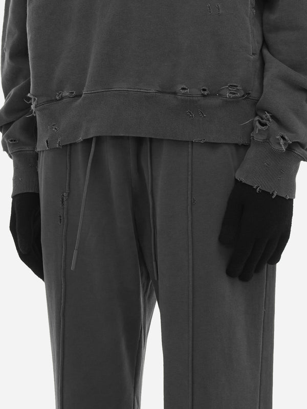 C2h4 Staff Uniform Knitting Gloves BLACK