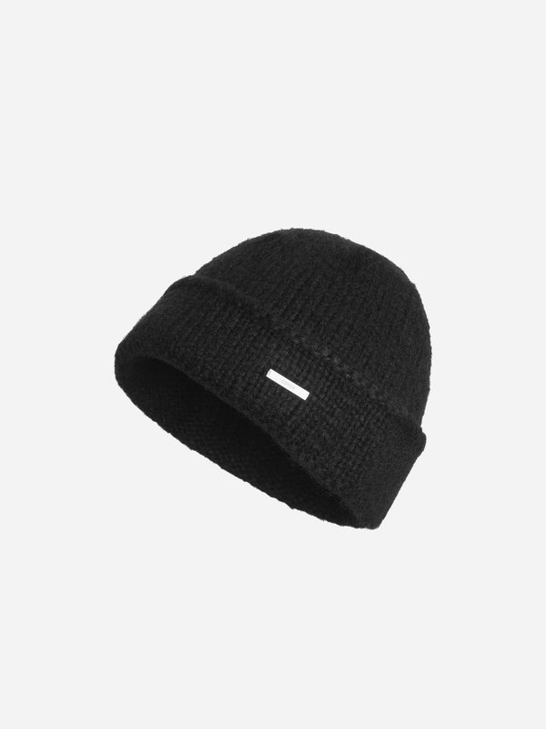 c2h4 Staff Uniform Tagged Knit Covert Beanie Black