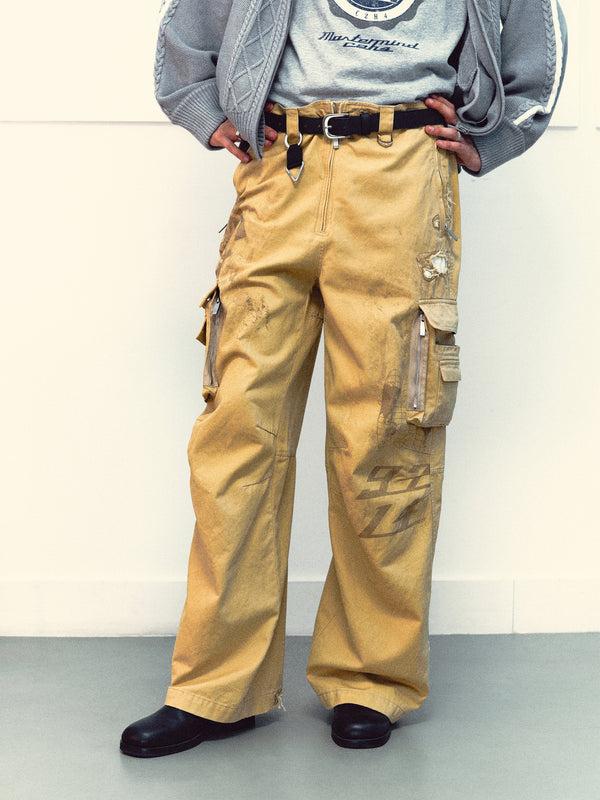 C2h4 C2H4 X Mastermind JAPAN Vol.3 Construction Work Pants Muddy Khaki
