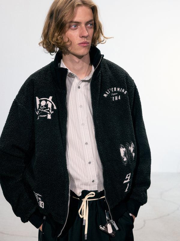 C2h4 C2H4 X Mastermind JAPAN Vol.3 Fleece Jacket Fuzzy Black