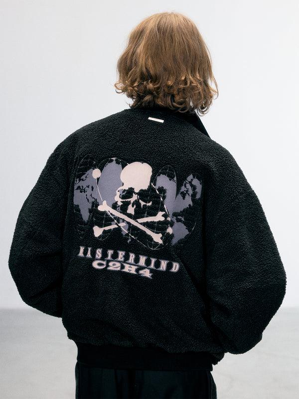 C2h4 C2H4 X Mastermind JAPAN Vol.3 Fleece Jacket Fuzzy Black