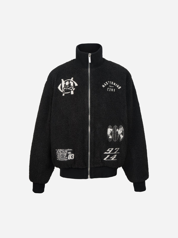 c2h4 C2H4 x Mastermind JAPAN Vol.3 Fleece Jacket Fuzzy Black