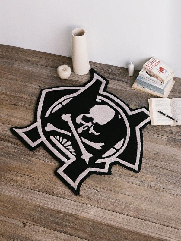 C2h4 C2H4 X Mastermind JAPAN Vol.3 Totem Rug Black & Cream