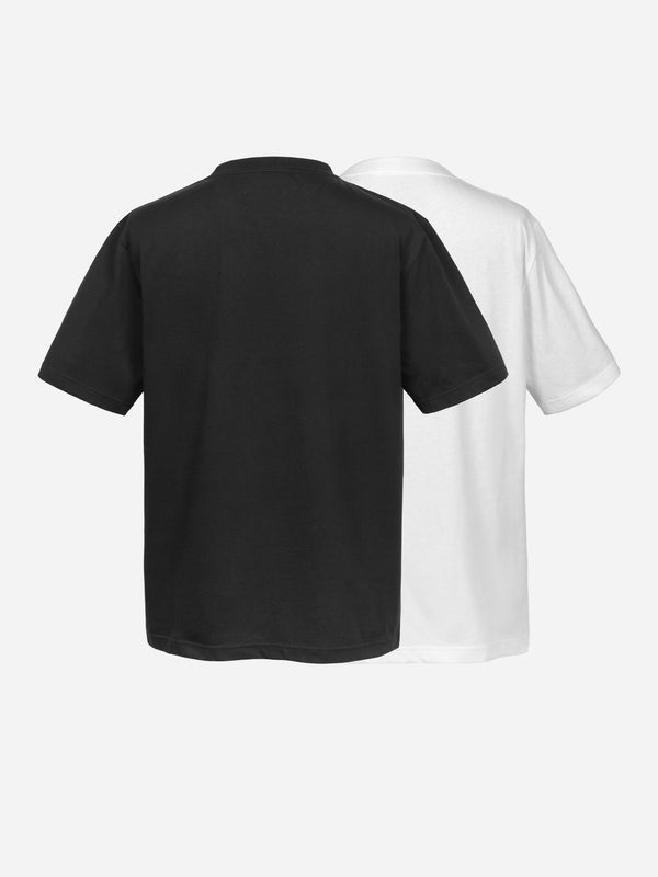 C2h4 Staff Uniform Standard 2-Pack T-shirts Black&White