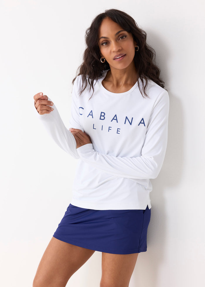 Cabana Life White Cabana Life Unisex Performance Shirt