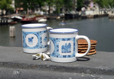 Cabanaz Tea / Coffee Mug Dutch Blue