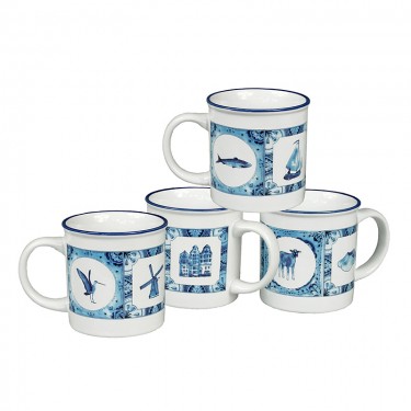 cabanaz Tea / Coffee mug Dutch Blue