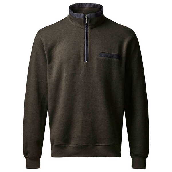 cabano Belika Half Zip Polo Sweatshirt R Dark Green Belika Half Zip Polo Sweatshirt R Dark Grey