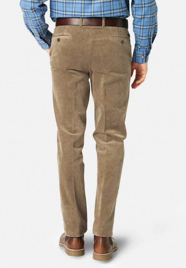 Cabano Brook Taverner Elroy Cord Trousers Bg R Beige