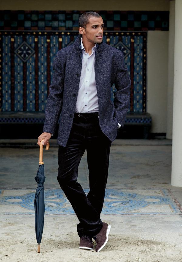 Cabano Brook Taverner Elroy Cord Trousers D R Black