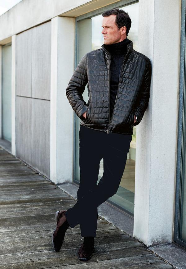 Cabano Brook Taverner Elroy Cord Trousers D R Black