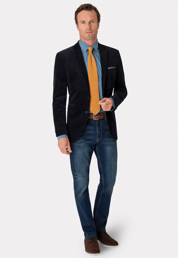 Cabano Brook Taverner Shakespeare Cord Jacket N R Navy