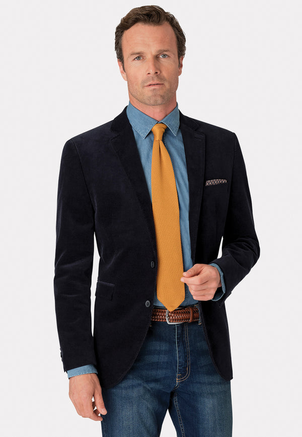 cabano Brook Taverner Shakespeare Cord Jacket N R Navy