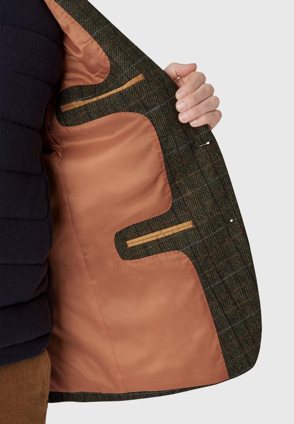 Cabano Brook Taverner Smith Check Jacket K Dark Green
