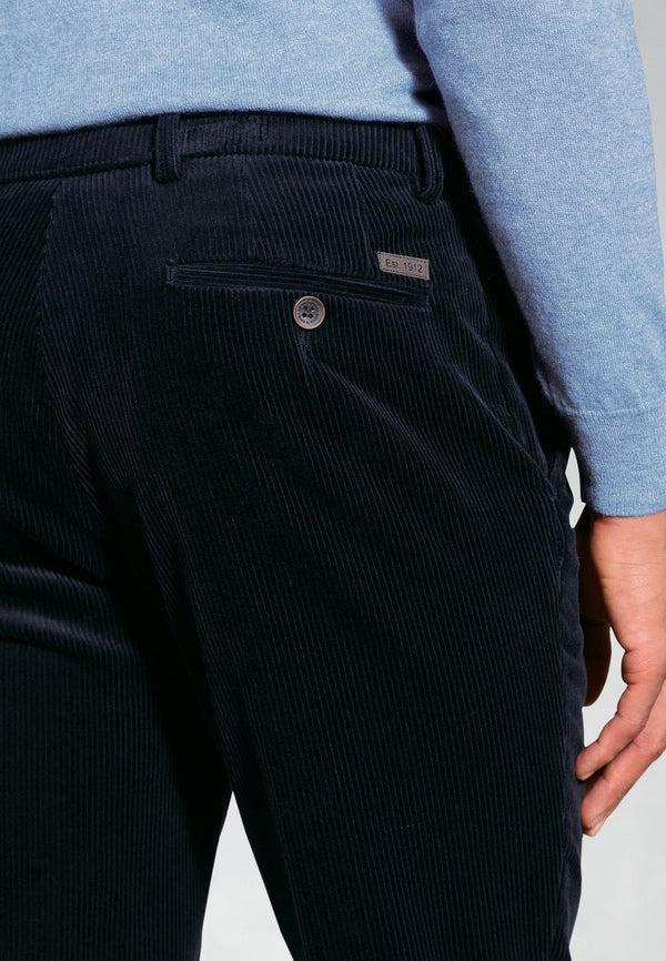 Cabano Brook Taverner Elroy Cord Trousers N K Navy