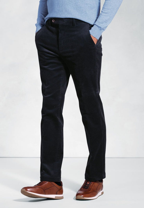 cabano Brook Taverner Elroy Cord Trousers N R Navy