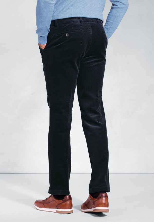 Cabano Brook Taverner Elroy Cord Trousers N R Navy