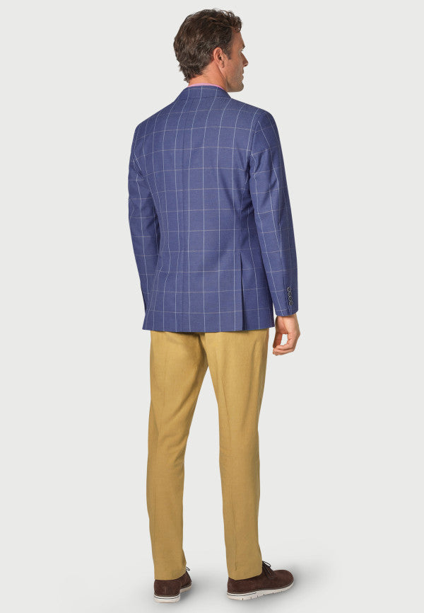 Cabano Brook Taverner Lamb Check Sportscoat R Blue