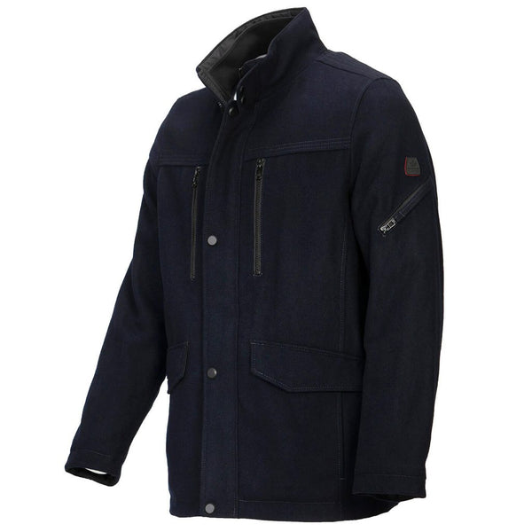 Cabano Cabano Navy Wool Coat R Navy
