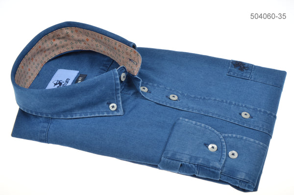 cabano Culture Denim Shirt K Blue