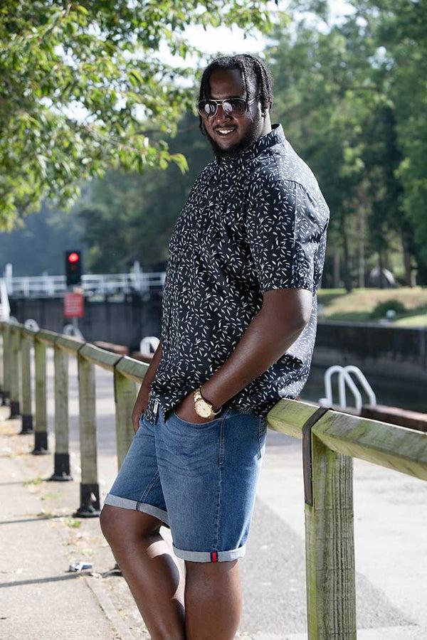 Cabano D555 Beau-S/S Shirt Dk K Dark Navy