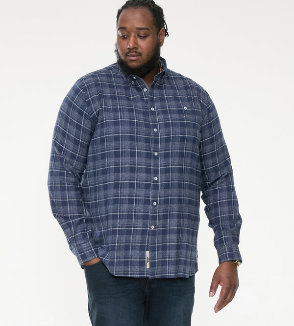 cabano D555 Check Shirt Sonny N K Navy
