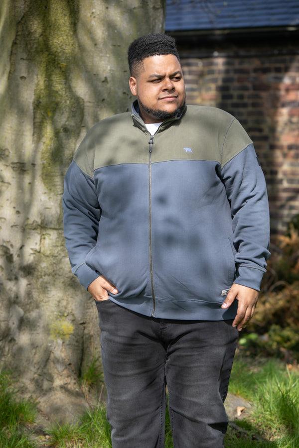 Cabano D555 Denham Sweat Jacket K Mid Blue