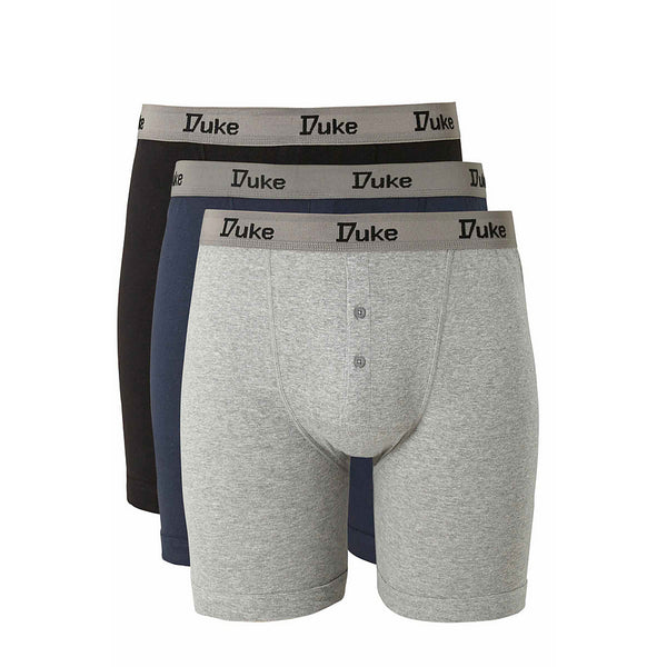 cabano D555 Driver1 3 Pack Boxer Shorts K Grey