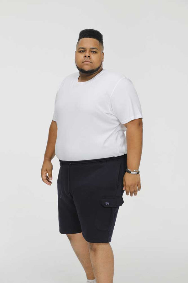 Cabano D555 Fleece Cargo Shorts Cyrus1 K Navy