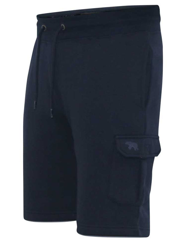 Cabano D555 Fleece Cargo Shorts Cyrus1 R Navy