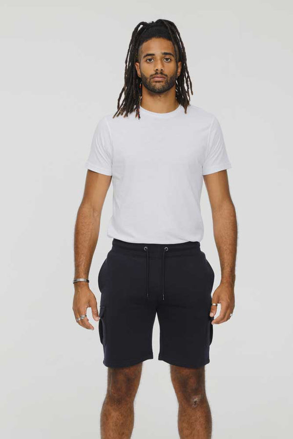 cabano D555 Fleece Cargo Shorts Cyrus1 R Navy