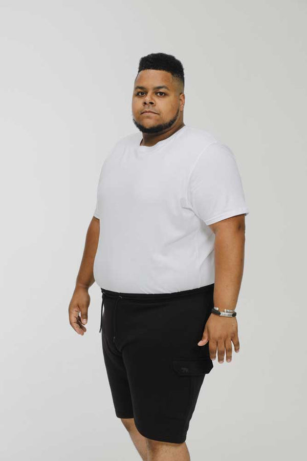 cabano D555 Fleece Cargo Shorts Cyrus2 K Black