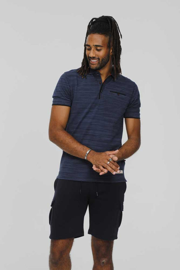 Cabano D555 Foxley Pique Polo Db R Dark Blue