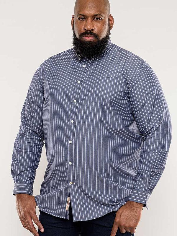 cabano D555 Frankston Striped Shirt K Grey