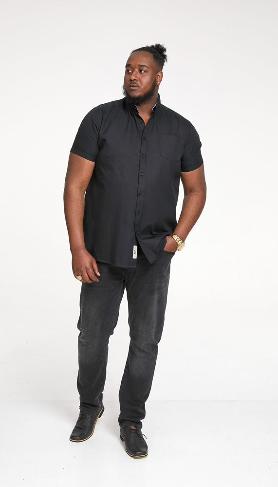 Cabano D555 James Oxford Shirt Bk K Black