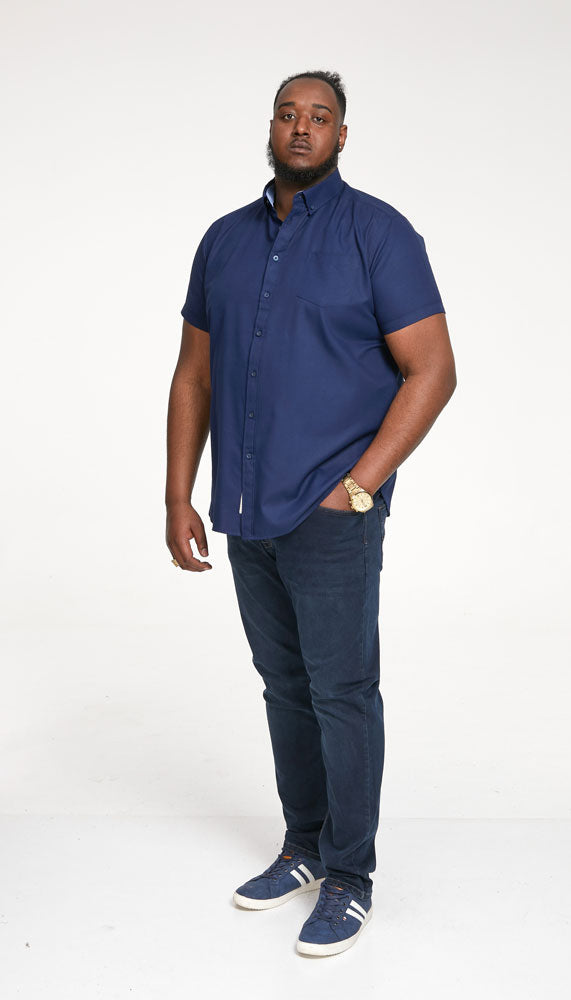 Cabano D555 James Oxford Shirt N K Navy