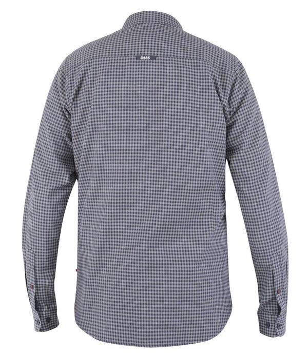 Cabano D555 Padstow Gingham Check Shirt K Blue