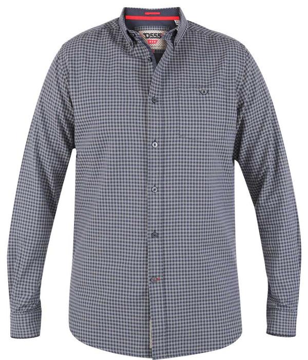 cabano D555 Padstow Gingham Check Shirt K Blue