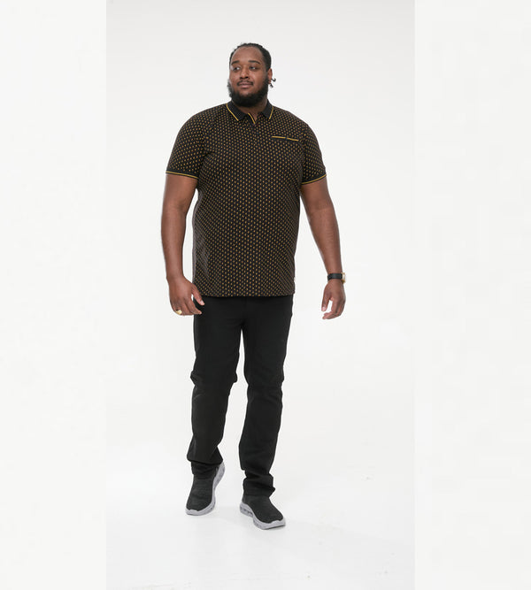 Cabano D555 Raul Pique Polo B K Black