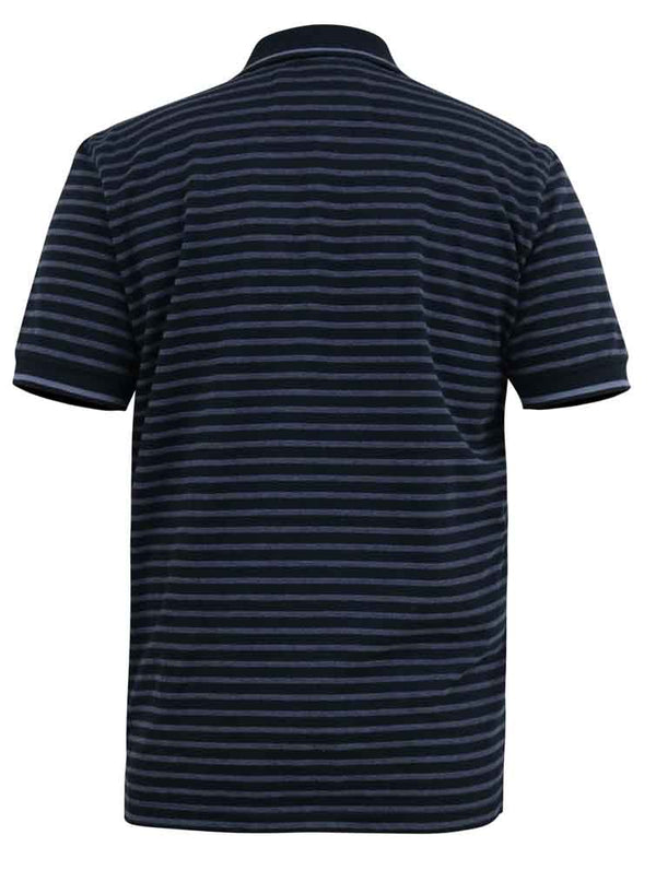 Cabano D555 Rosemary Striped Pique Polo K Navy