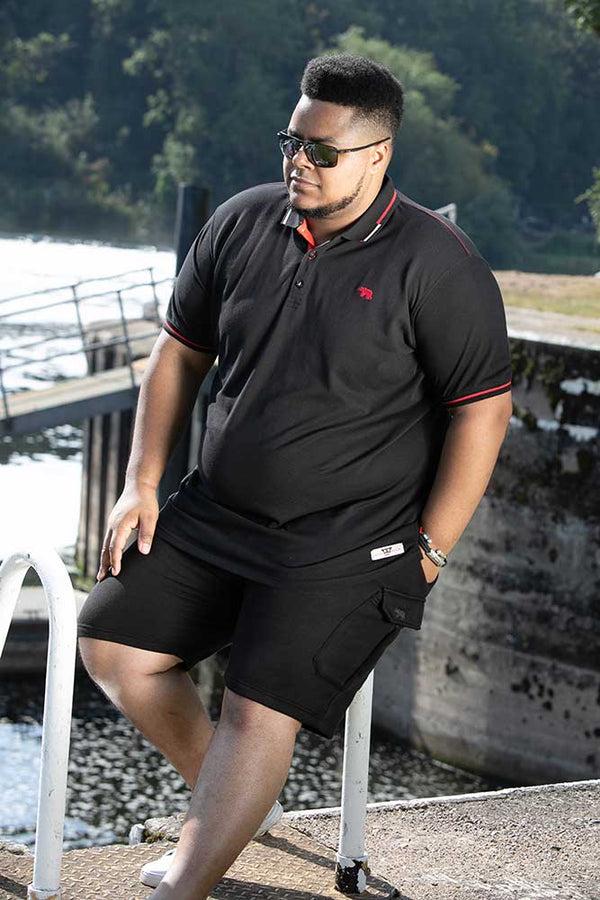 Cabano D555 Salford2 Pique Polo K Black