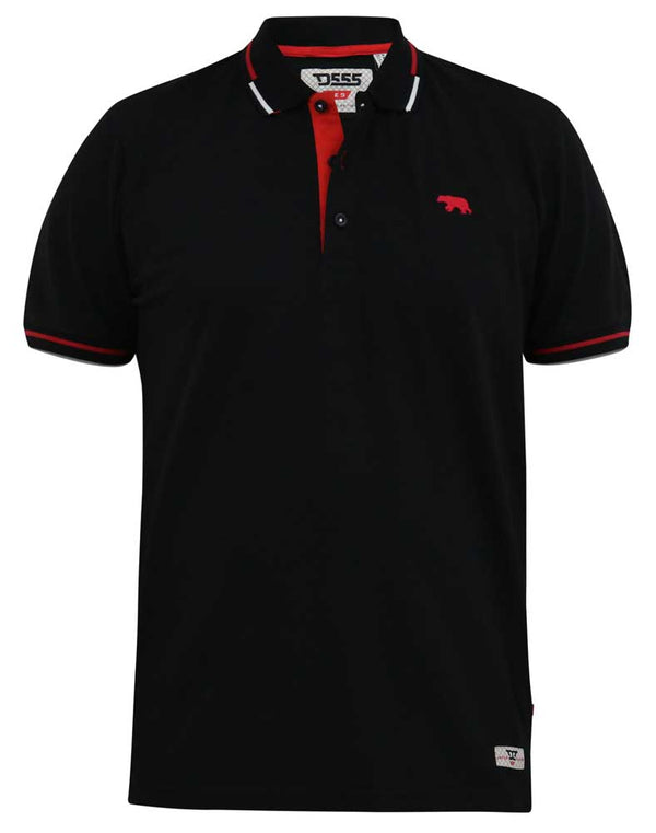 Cabano D555 Salford2 Pique Polo K Black