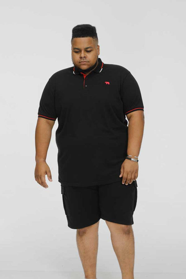 Cabano D555 Salford2 Pique Polo K Black