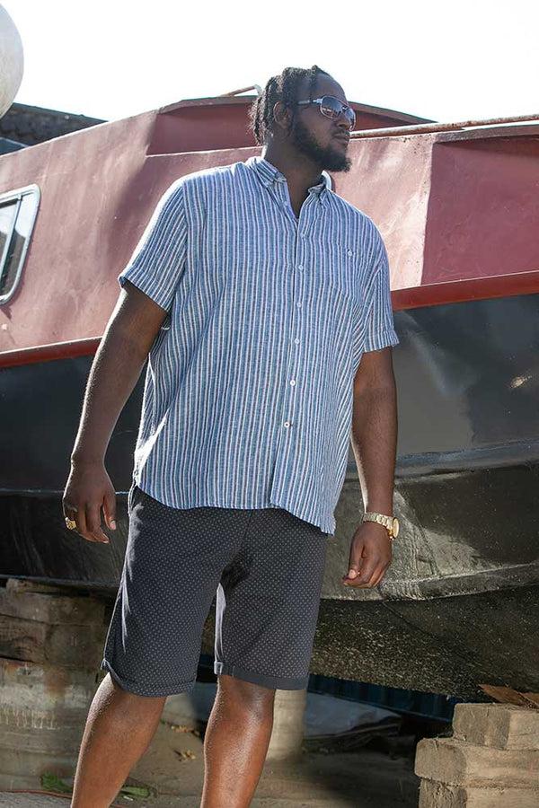 Cabano D555 Shirt Cambridge K Turquoise